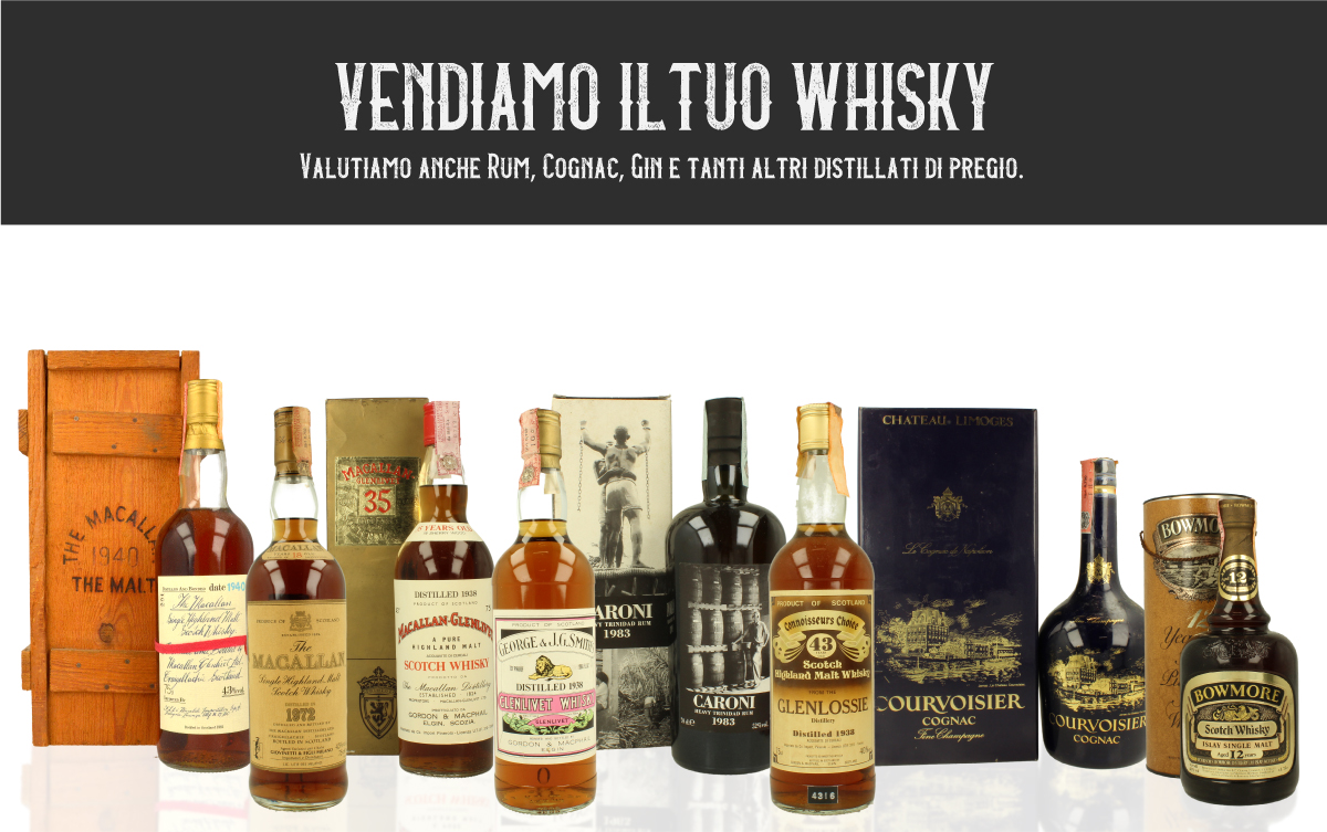 Valutazione Whisky - Vendiamo il tuo Whisky